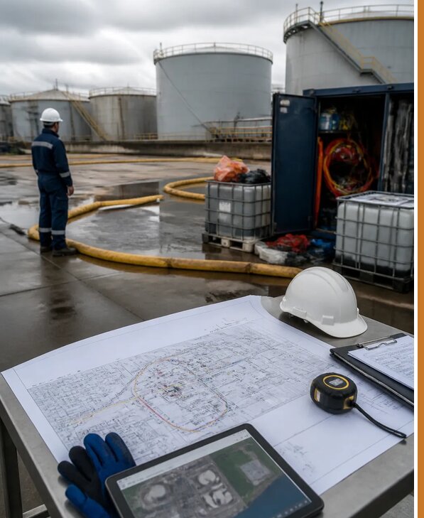 Разработка плана ликвидации разливов нефти в Узловой